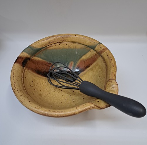 #250714 Mixing Bowl With Whisk $18 at Hunter Wolff Gallery
